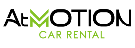 ALMOTION Car Rental logo featuring a green-accented M and the words ‘CAR RENTAL’ underneath.