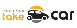 Brand logo: Rentals take a car with a stylized car icon between the words.